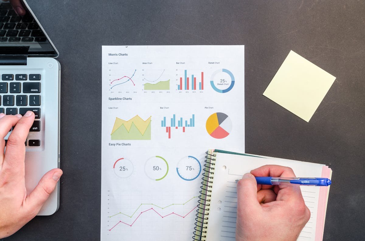 healthcare analytics dashboard showing accounts receivable data and financial performance metrics